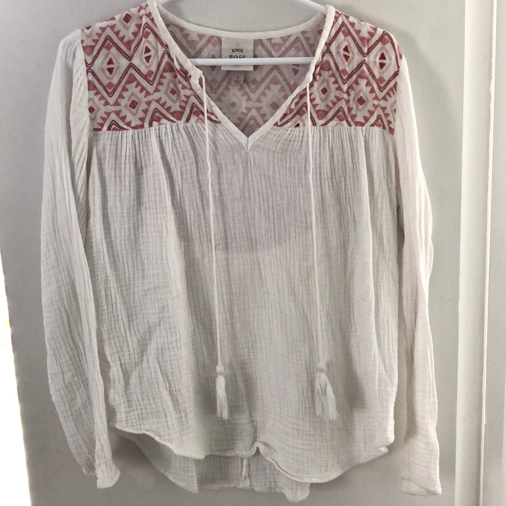 Knox Rose long sleeve blouse
